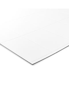 WallART Designer White (Tile) Compact Laminate sample sheet