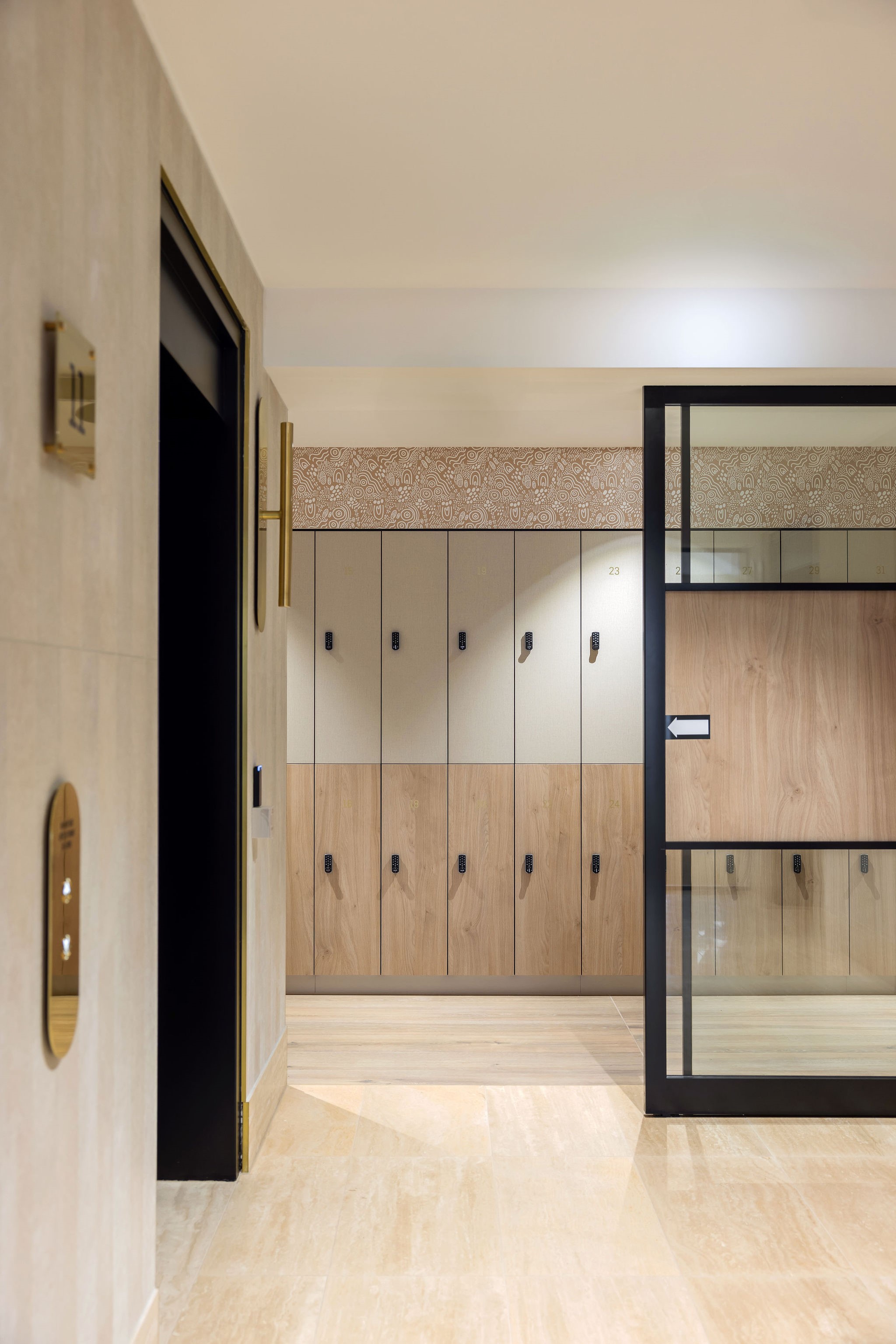Modern Locker Room